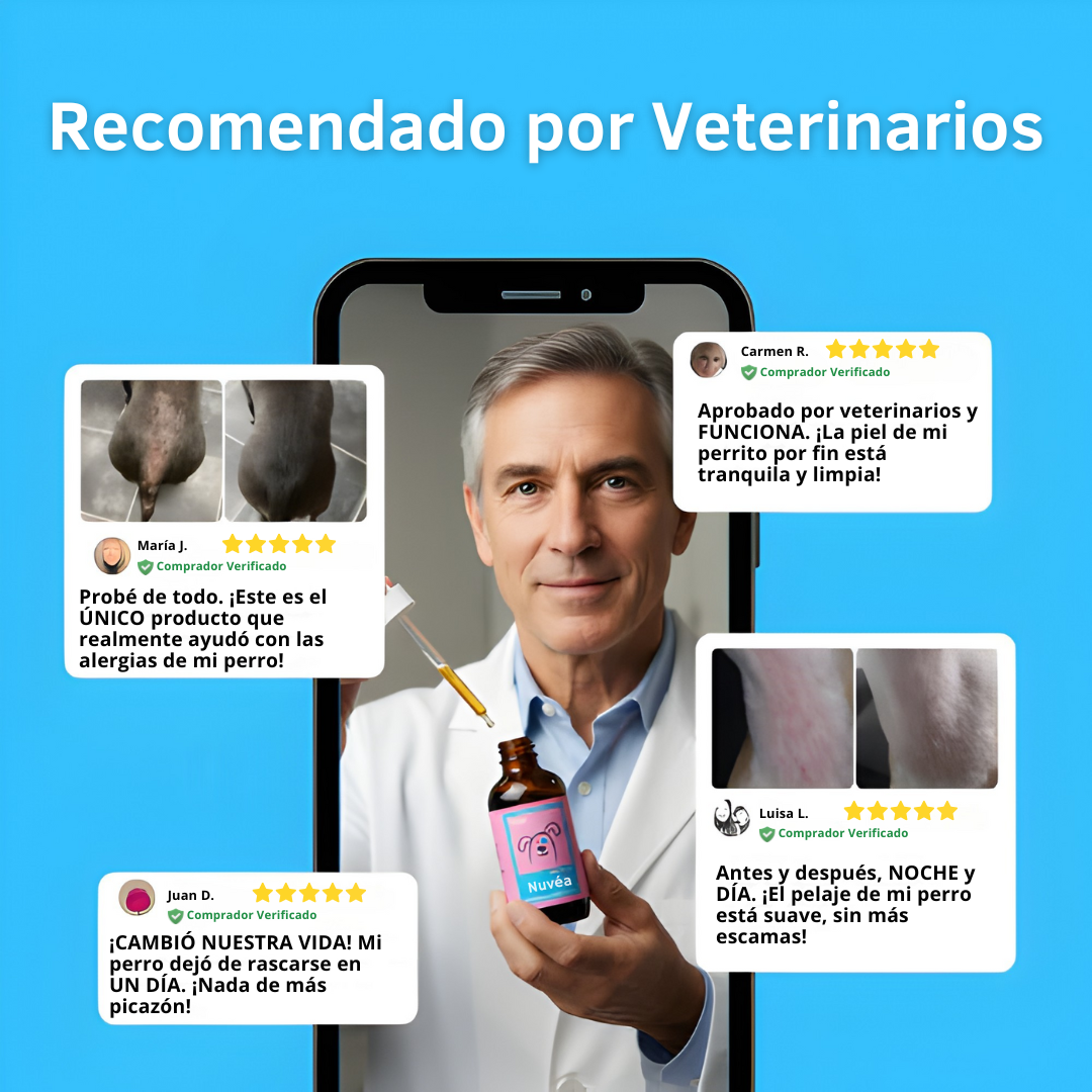 Colágeno NuvéaPets™ para Aliviar la Picazón